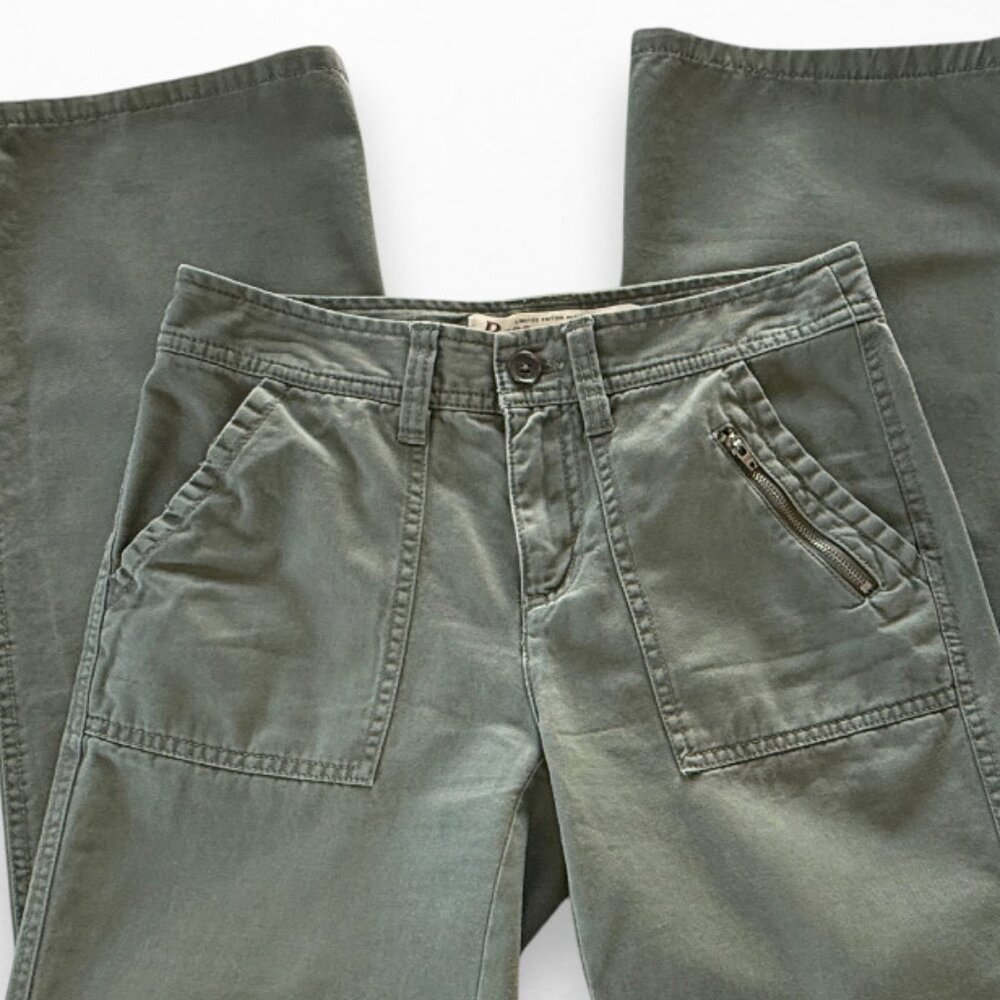 Bass & Co Herritage Collection Limmited Ed 100% Cotton Chino Wide Legs Pants - Picture 4 of 8